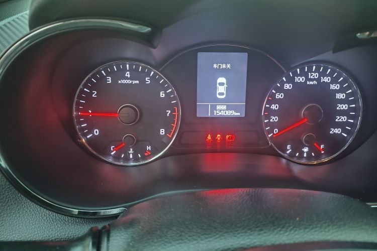 Used Kia K3 2013 1.6L Manual GLS Odometer Close Up