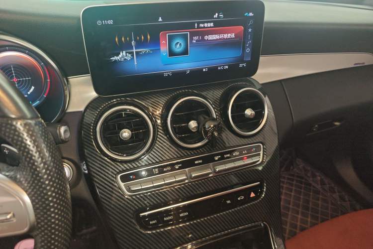 Used Mercedes-Benz C-Class 2021 C 260 Star Edition Audio And AC Panel