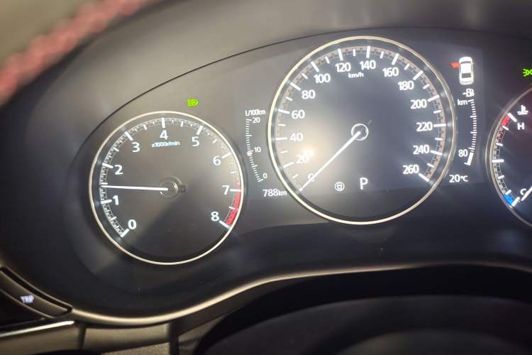 Used Mazda 3 Axela 2025 Model, 2.0L Automatic, Quality Excellence Edition Odometer Close Up