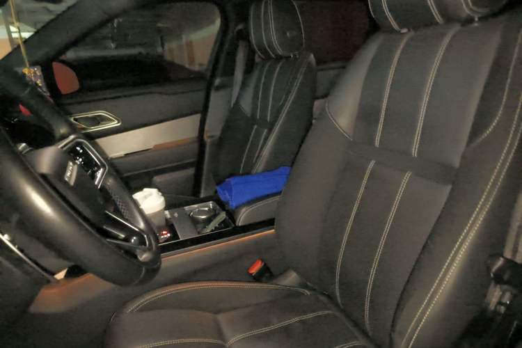 Used Land Rover Range Velar 2021 P250 Sparkling Black Limited Edition Left Front Seat