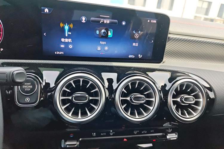 Used Mercedes-Benz A-Class 2023 A 200 L Fashion Model Audio And AC Panel