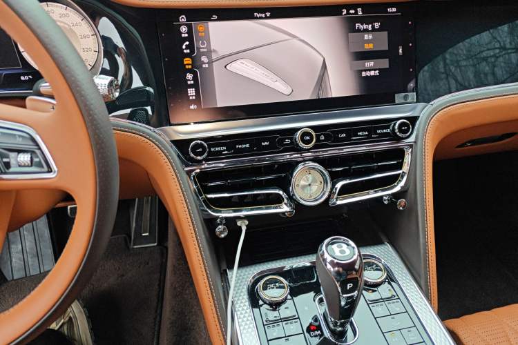 Used Bentley Flying Spur Plug-in Hybrid 2022 2.9T V6 Hybrid Mulliner Audio And AC Panel