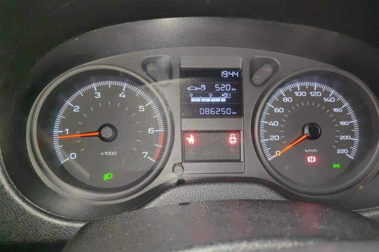 Used Peugeot 301 2018 1.6L Manual Comfort Edition Odometer Close Up