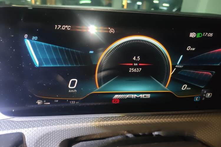 Used Mercedes-Benz A AMG 2022 AMG A 35 L 4MATIC Odometer Close Up