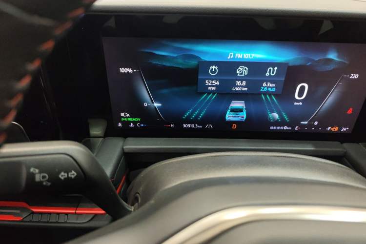 Used Ford Edge 2023 Ford Explorer L 2.0T EcoBoost E-Hybrid Four-Wheel Drive 7-Seater ST-Line Odometer Close Up