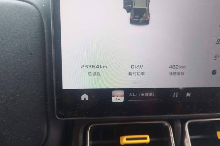 Used iCAR V23 2025 501 Four-Wheel Drive Intelligent Driving Version Odometer Close Up