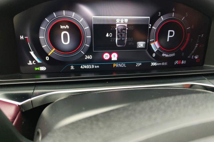 Used Ford Explorer 2023 EcoBoost 285 Four-Wheel Drive Titanium Edition 6 Seats Odometer Close Up