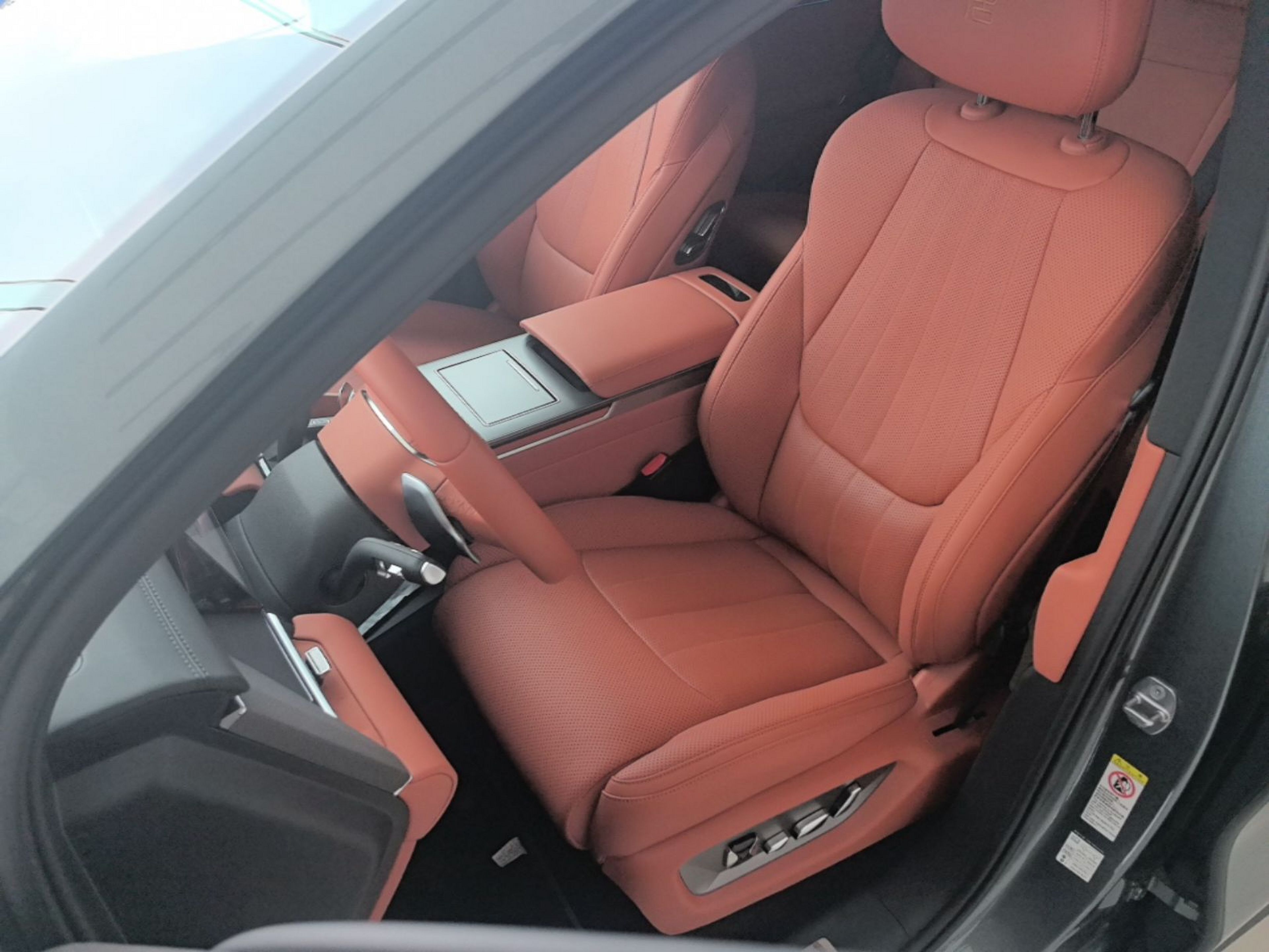 Vordere Reihe im Auto