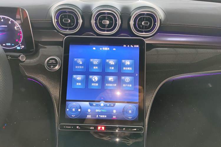 Used Mercedes-Benz C-Class 2022 Restyled C 260 L Sport Edition Audio And AC Panel