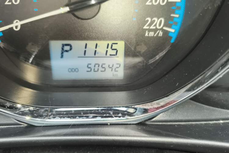 Used Toyota YARiS L Zhi Xiang 2019 1.5E CVT Dynamic Edition China VI compliant Odometer Close Up