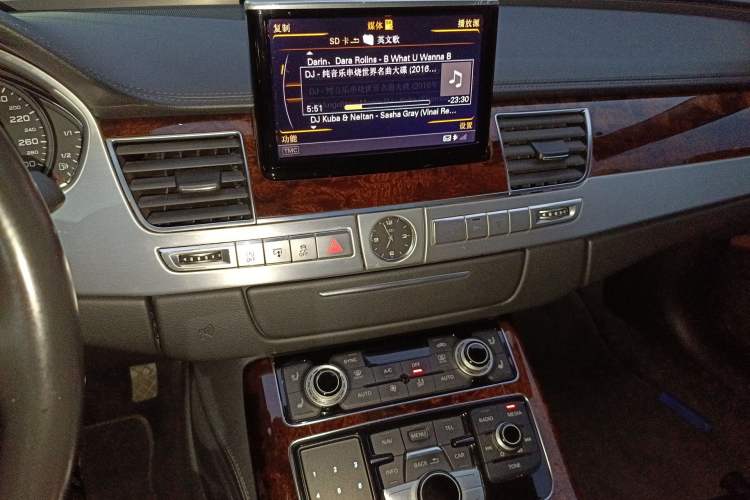 Used Audi A8 2013 A8L 45 TFSI quattro Luxury Model Audio And AC Panel