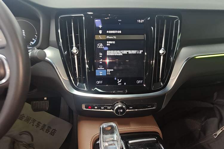 Used Volvo S60 New Energy 2020 T8 e-Drive Hybrid All-Wheel Drive Smart Luxury Edition Audio And AC Panel