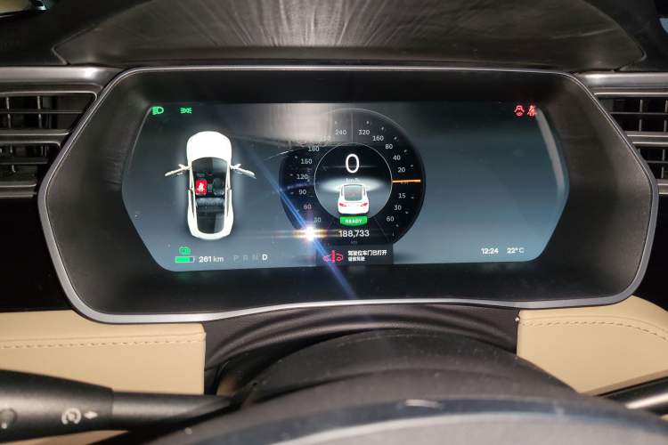 Used Tesla Model S 2014 S P85 Instrument Cluster