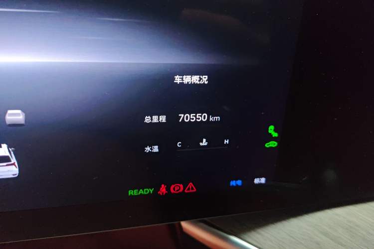 Used Wey Lanshan 2023 Four-Wheel Drive Ultra-Long Range Version Odometer Close Up