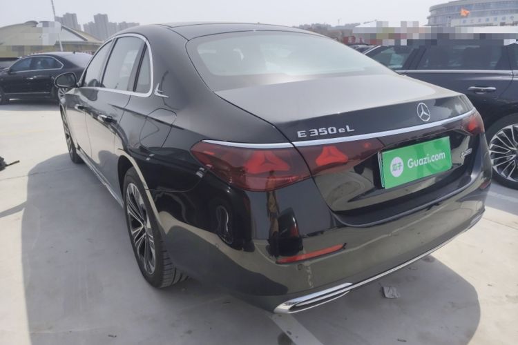 Used Mercedes-Benz E-Class New Energy 2024 E 350 e L Plug-in Hybrid Sedan Rear Left 45 Deg