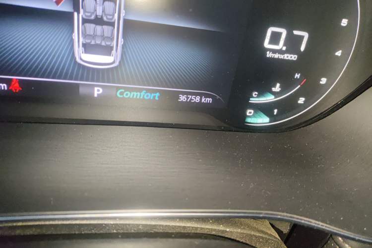 Used Roewe RX5 MAX 2019 300TGI Automatic Intelligent Driving Health Cabin Edition Odometer Close Up