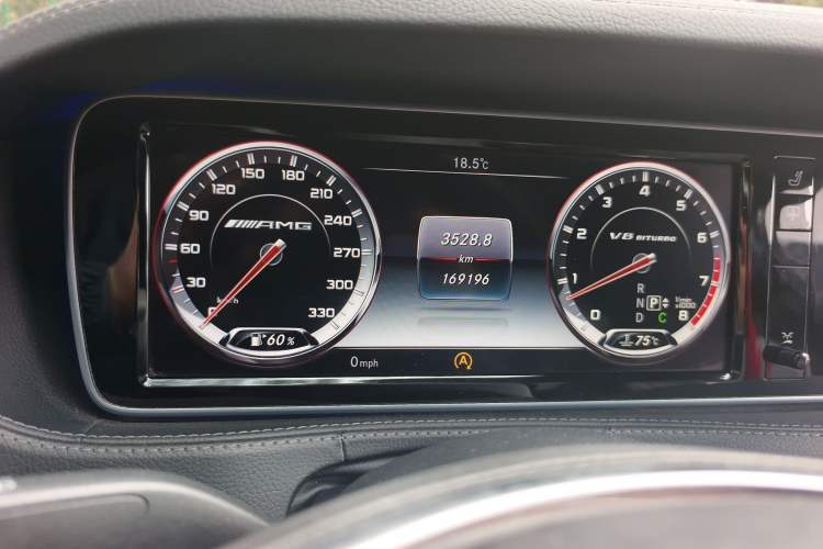 Used Mercedes-Benz S-Class AMG 2014 AMG S 63 L 4MATIC Instrument Cluster