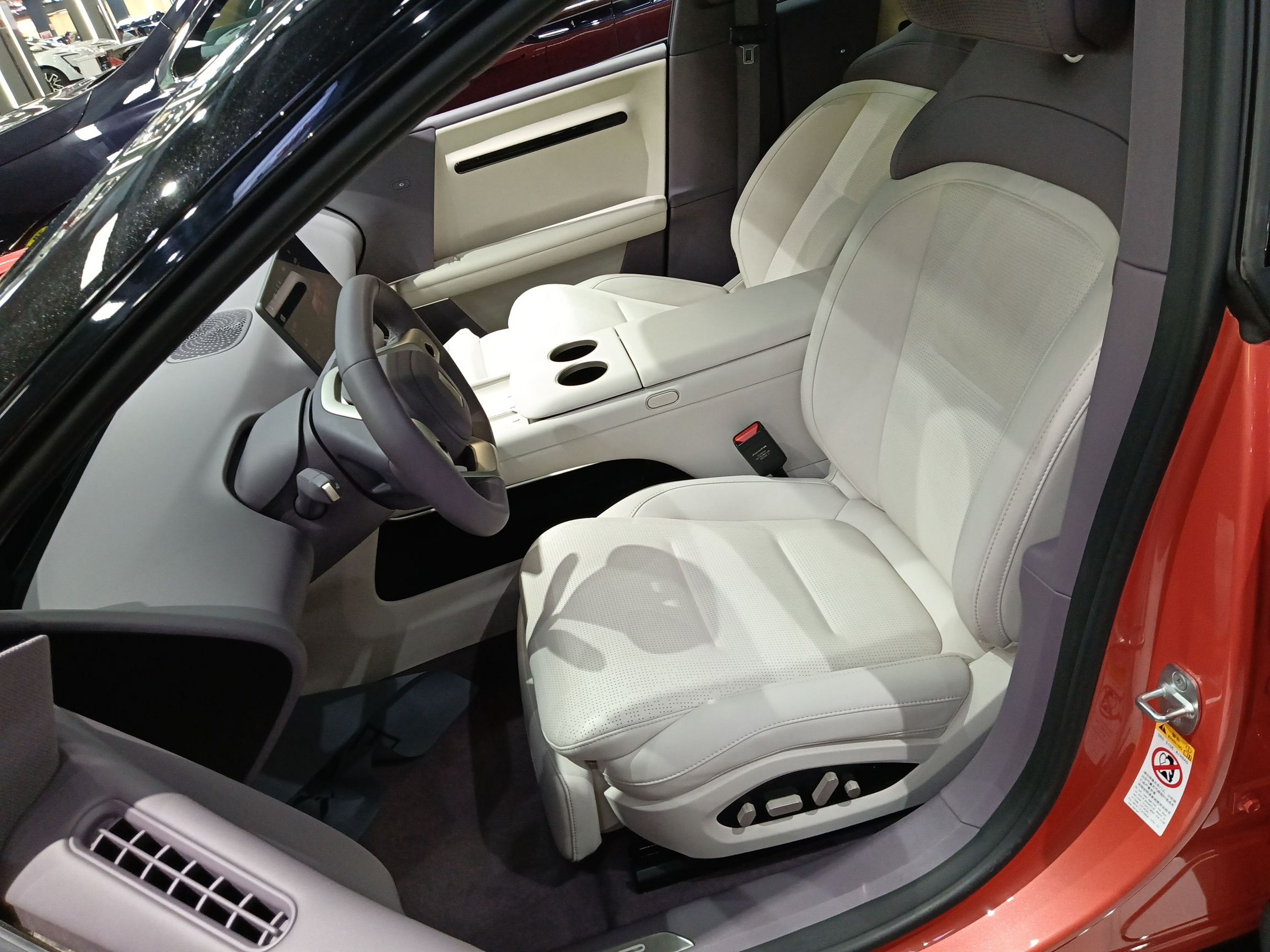 Avant de la voiture