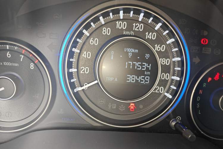 Used Honda Crider 2016 1.8L CVT Comfort Version Odometer Close Up