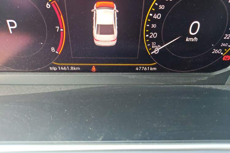 Used Volkswagen Lavida 2023 1.5L Automatic 5 Million Edition Odometer Close Up