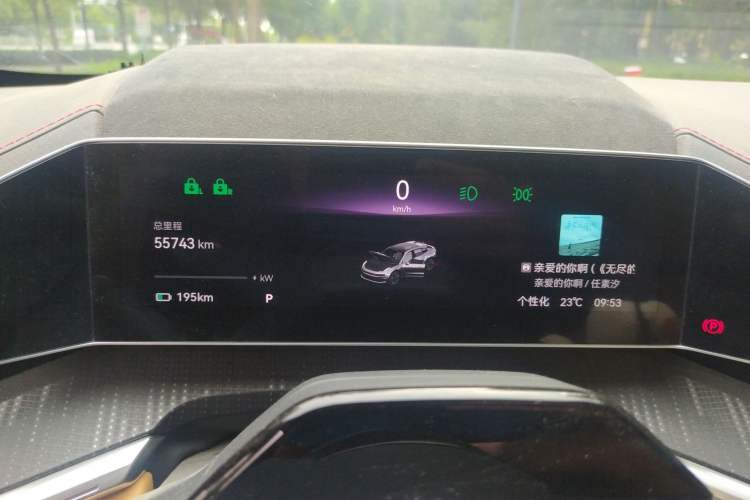 Used Zeekr 001 2021 Ultra-Long Range Dual-Motor YOU Version Instrument Cluster