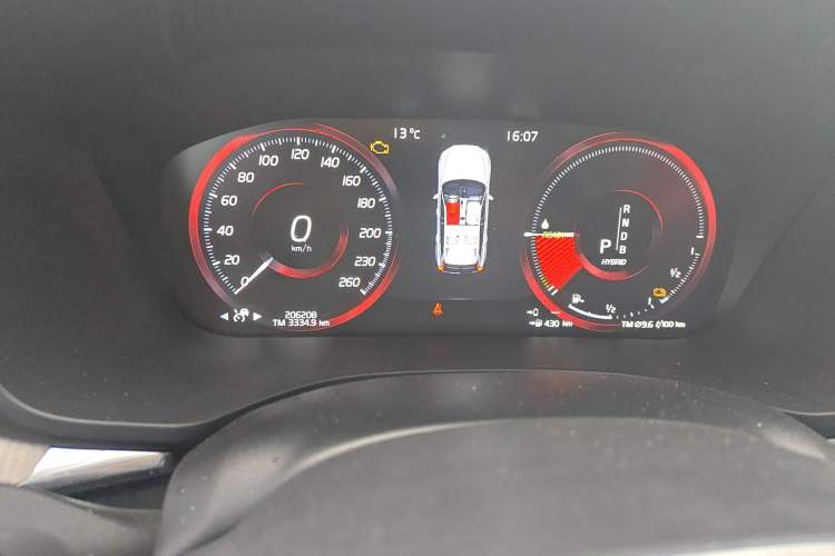 Used Volvo XC60 New Energy 2019 T8 E-Drive Hybrid Prestige Luxury Version China V Standard Instrument Cluster