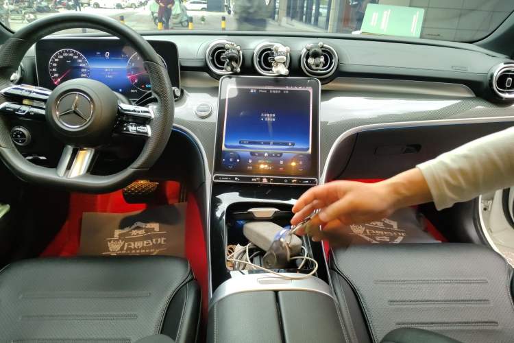 Used Mercedes-Benz C-Class 2022 Restyled C 260 L Sport Edition Audio And AC Panel