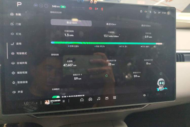 Used XPeng MONA M03 2024 580 with Ultra-Long Range Max Instrument Cluster