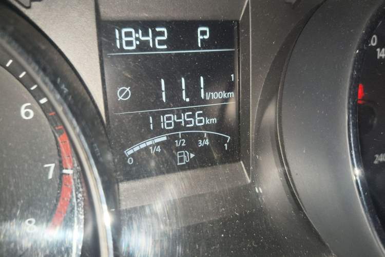 Used Volkswagen Bora 2016 1.6L Automatic Comfort Model Odometer Close Up