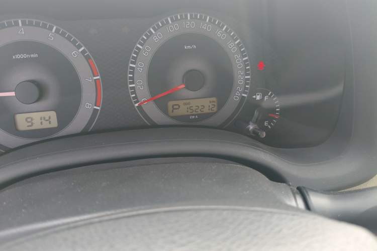 Used Toyota Corolla 2011 1.6L Automatic GL Odometer Close Up