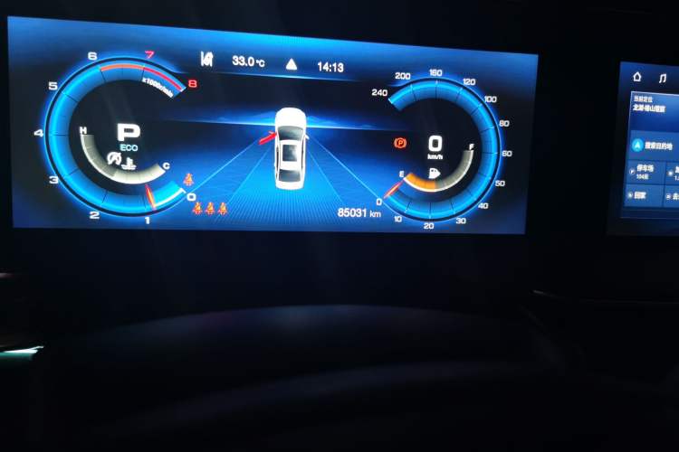 Used GAC Trumpchi GA6 2019 270T Automatic Prestige Edition Odometer Close Up