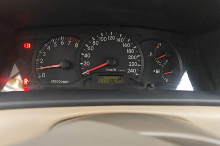 Used Toyota Corolla EX 2011 1.6L Automatic Classic Edition Instrument Cluster