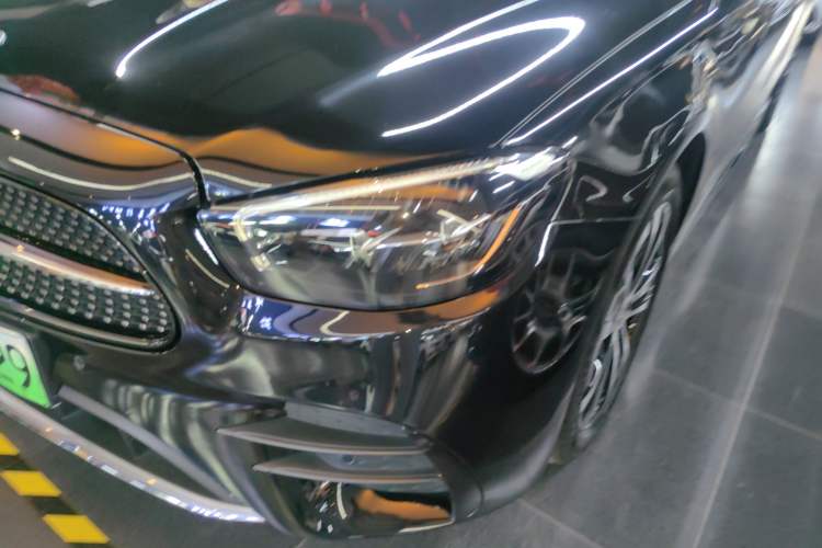 Used Mercedes-Benz E-Class New Energy 2023 E 350 e L Plug-in Hybrid Sports Sedan Left Front Headlight