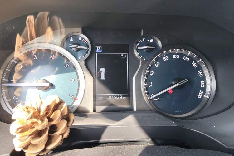 Used Toyota Prado 2018 3.5L Automatic TX-L with Rear-Mounted Spare Tire Instrument Cluster