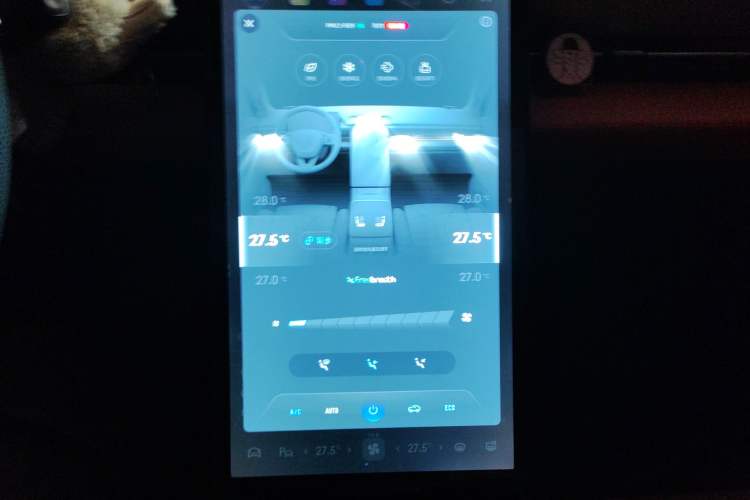 Used XPeng P5 2021 550P Audio And AC Panel