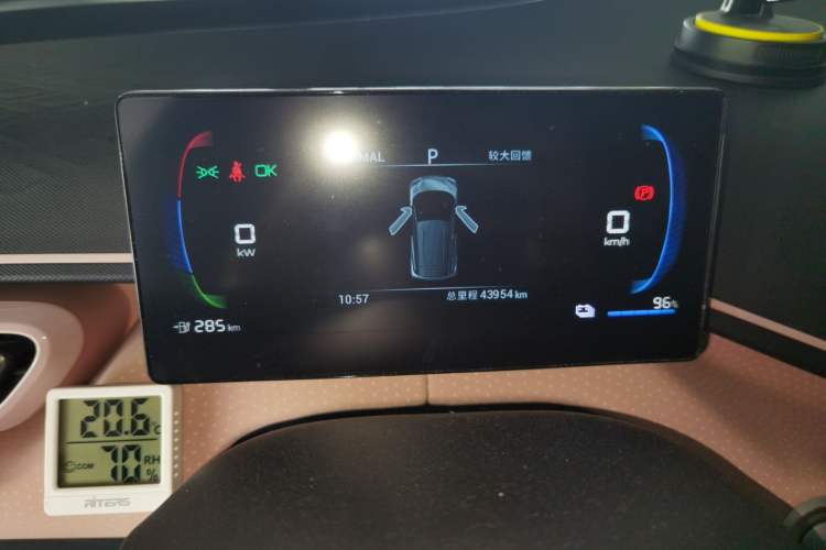 Used BYD Seagull 2023 Free Edition Odometer Close Up