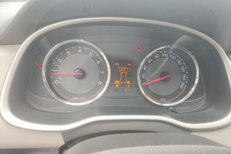 Used Chevrolet Sail 2016 Sail 3 1.3L Manual Comfort Sunroof Edition Odometer Close Up