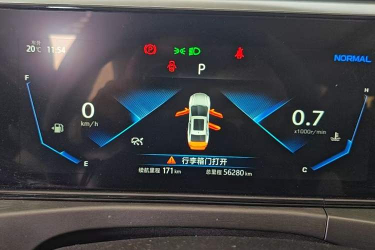 Used CHANGAN Eado 2021 PLUS Blue Whale NE 1.4T GDI DCT Flagship Model Instrument Cluster