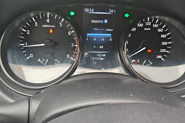 Used Nissan X-Trail 2019 2.0L CVT Smart Connect Comfort Edition 2WD Odometer Close Up