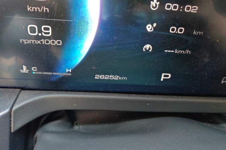 Used Tank 300 2021 City Edition 2.0T—Truly Stylish Odometer Close Up