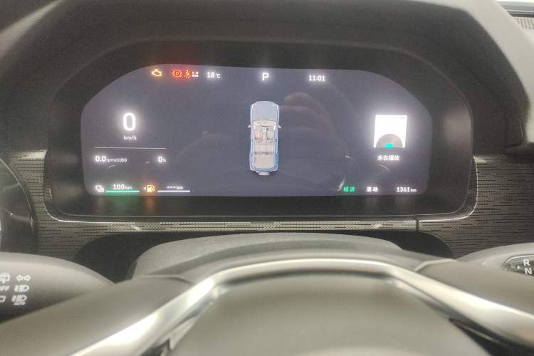 Used Tank 400 New Energy 2026 Model—Hi4-T Smart Enjoyment Version Instrument Cluster