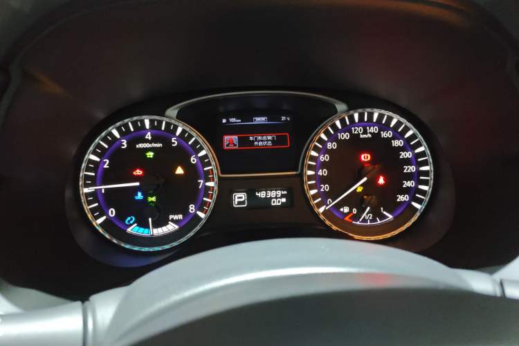 Used Infiniti QX60 2016 2.5 S/C Hybrid Two-Wheel-Drive Excellence Edition China V Standard Instrument Cluster