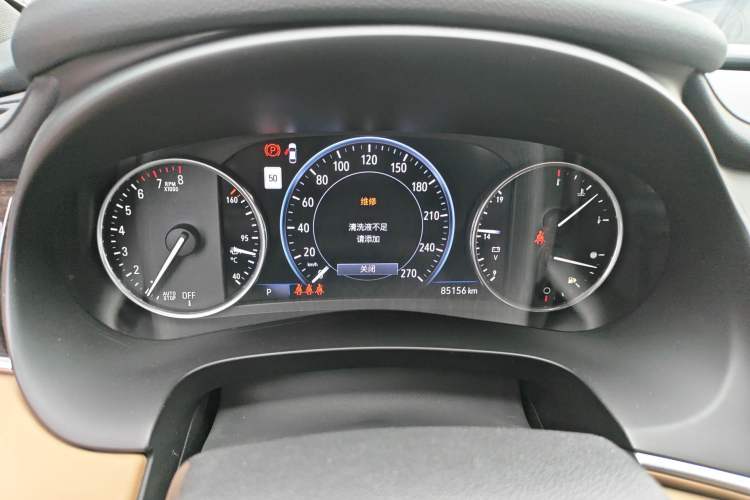 Used Buick LaCrosse 2019 28T Prestige Model Odometer Close Up