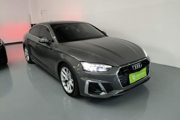 Used Audi A5 2023 Sportback 40 TFSI Fashionable and Dynamic Model Front Right 45 Deg