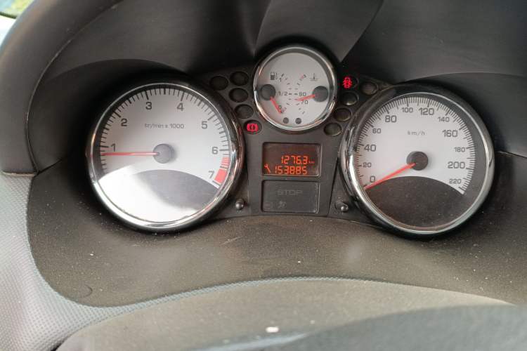 Used Peugeot 207 2011 Sedan 1.4L Manual Yule Edition Odometer Close Up