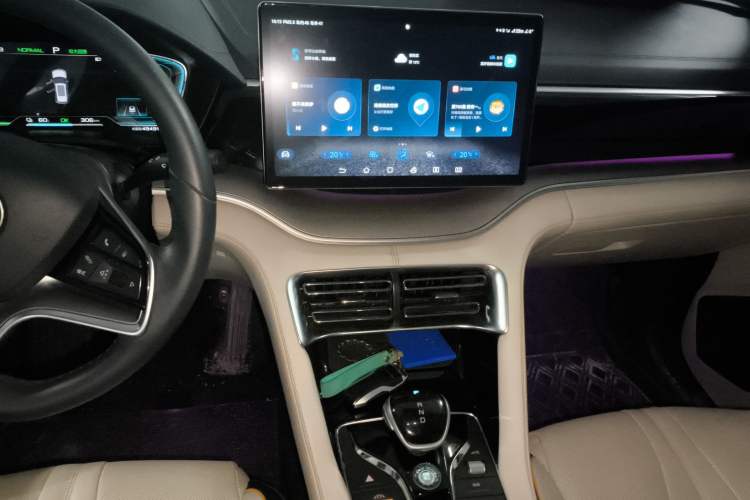 Used BYD Song PLUS New Energy 2021 EV Flagship Model Audio And AC Panel