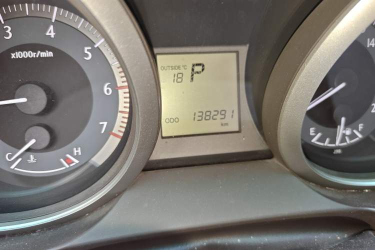 Used Toyota Prado 2013 2.7L Automatic Middle East Version Odometer Close Up