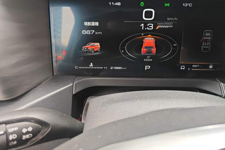 Used Tank 300 2024 2.0T Challenger Odometer Close Up