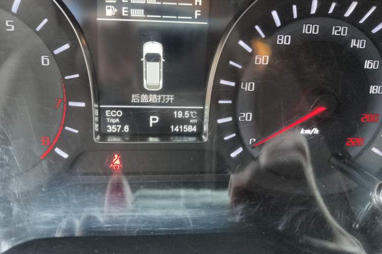 Used GAC Trumpchi GS4 2017 200T G-DCT Two-Wheel Drive Elite Edition Odometer Close Up