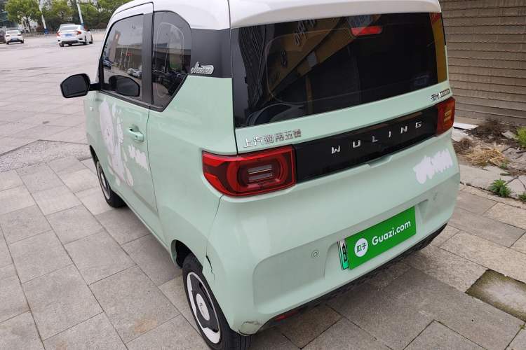 Used Wuling Hongguang MINIEV 2021 Macaron Premium Model – Lithium Iron Phosphate Rear Left 45 Deg